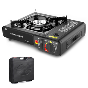 Nouveau type de réchaud à gaz portable mini pour le camping en plein air, brûleur manuel en acier, four à cassette, allumage piézoélectrique, conception monobloc - Product Image 4