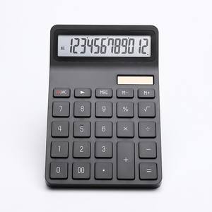 Calculadora electrónica Yu Gui, calculadora de escritorio con pantalla grande de 12 dígitos alimentada por batería para uso de estudiantes y oficinas - Product Image 2