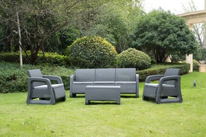 New 5-Mảnh Ngoài Trời Ăn Uống Đặt Cho Sân Vườn Khách Sạn Thiết Kế Hiện Đại Phong Cách PP Chất Liệu Sắt Hiện Đại Ngoài Trời Ăn Uống Ghế Bảng - Product Image 3