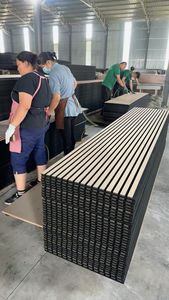 Panel Dinding Akustik 3D Kayu dan PVC Veneer MDF Wave Board Dekoratif Fleksibel Lentur Melengkung Slat Akupanel - Product Image 5
