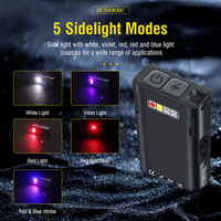 BORUiT V7 1100 Lumens Mini Lampe Torche LED Rechargeable Petite Compacte Plate de Poche EDC pour Camping en Plein Air et Urgences