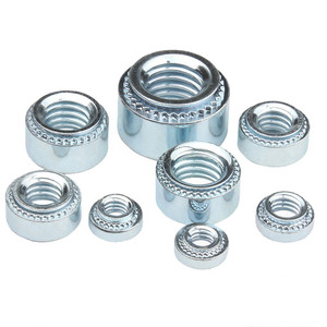 Tuerca Autoperforante de Acero al Carbono Galvanizado con Recubrimiento de Zinc, Precio de Fábrica al por Mayor, Varios Tamaños Métricos M3 M4 M5 M6 - Product Image 1