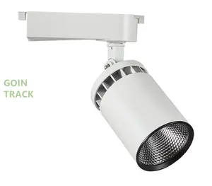 Giyim mağazası için 30W Cob ticari alüminyum Spot ışık demiryolu hüzme aydınlatma Led Spot/Tracklight/Led parça LightAC 85-265