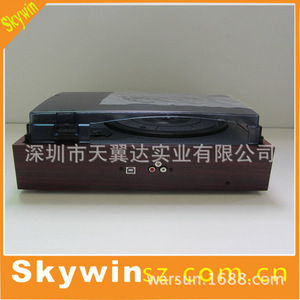 Tocadiscos Vintage Tianyida con Puertos USB y de Audio, para Uso Doméstico, Decorativo, de Madera Maciza Marrón, Regalo Empresarial - Product Image 2