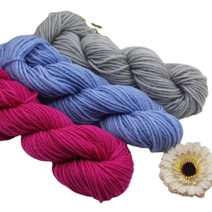 Filament de fil chenille acrylique teint en gros d'usine 7s 80, torsion 80 pour semelles intérieures rembourrées de chaussons tricotés à la main et au crochet - Product Image 5