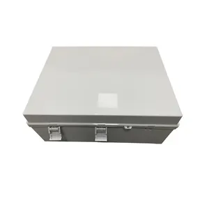 IP65 IP66 Terminal Abs Hebilla Cubierta con bisagras eléctrica Exterior Impermeable Montaje en pared Caja de conexiones de caja grande para electrónica