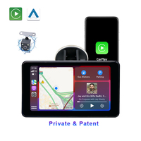 OEM ODM Écran intelligent 7 pouces pour voiture avec Carplay / Android Auto, lecteur DVD de voiture, haut-parleur BT FM, AUX, écran tactile
