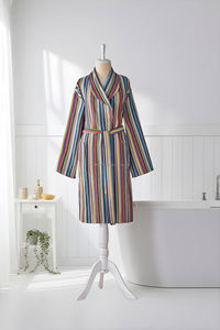 Peignoir unisexe 100% coton Best Seller Séchage rapide Vêtement de nuit d'été Tissu tissé respirant Léger Toute l'année ODM Fabriqué en Turquie - Product Image 5