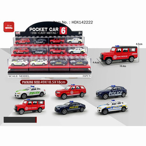 Modèle de voiture de course moulé sous pression à l'échelle <span class=keywords><strong>1</strong></span>:<span class=keywords><strong>43</strong></span> avec support d'affichage en acrylique, voiture de sport en alliage, modèle de voiture d'ingénierie, jouet cadeau pour enfants - Product Image 5