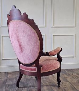 Chaise de salle à manger en bois véritable de style pastoral français, <span class=keywords><strong>fauteuil</strong></span> américain, rétro, ancien, chambre à coucher, chaise de toilette de princesse - Product Image 4