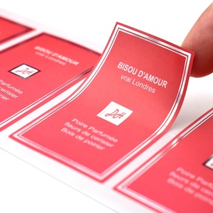 ฉลากน้ำหอมแบบกำหนดเอง คุณภาพสูง กันน้ำ ทนน้ำมัน ฉลากฟอยล์สีทอง สติกเกอร์ไวนิลแบบม้วน ฉลากขวดน้ำหอม - Product Image 2