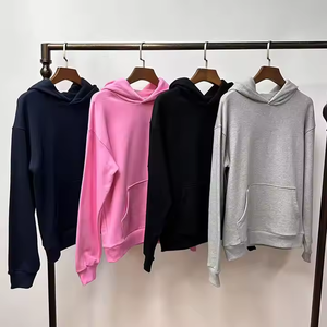 Hoodie Pria Berkualitas Tinggi 450gsm, Sweatshirt Streetwear, Tracksuit Denim, Hoodie Tebal dengan Cetak Puff - Product Image 6