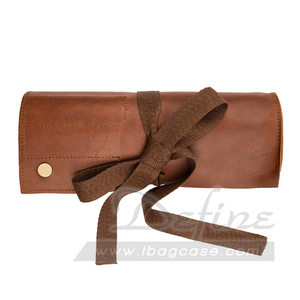 China Supplier Customize Vintage Outdoor <strong>Tool</strong> Wrap Leather <strong>Tool</strong> <strong>Roll</strong> - Product Image 2