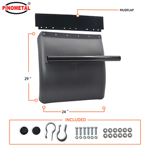 Usine 24 "x 24" Black Poly Semi Truck Quarter <span class=keywords><strong>Fender</strong></span> - Product Image 4