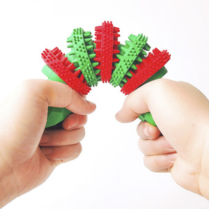 Cleaning Teeth Resistant Bite 100% Natural <strong>Soft</strong> Rubber Food Treat Feeder <strong>Bones</strong> Interactive <strong>Dog</strong> Chew Toys Rubber Toy for <strong>Dog</strong> - Product Image 3