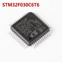 Original Stm32f030c6t6 Stm32f030 MCU 32 bits Stm32 256 Ko 2.5V / 3.3V 64 Broches Plateau IC Puce Stm32f030c6t6