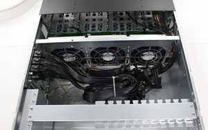 G465-12 tùy chỉnh trường hợp máy tính 4U 12 bay 4 GPU cạnh máy tính 1 + 1 crps cung cấp điện 4U khung máy chủ - Product Image 2