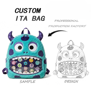 Sac Ita Bolsa personnalisable en forme de livre, thème anime adorable, avec fenêtre transparente pour l'affichage des badges, pour les filles <span class=keywords><strong>otaku</strong></span> et les fans d'esthétique. - Product Image 6