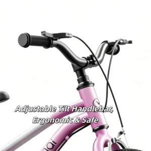 Vélo pour enfants en acier haute teneur en carbone, rose et vert, 12, 14, 16, 18 pouces, pour garçons et filles - Product Image 3
