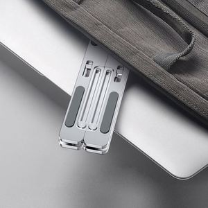 <b>Laptop</b> Holder Riser Computer <b>Stand</b> Adjustable Aluminum Foldable Portable Notebook Storage <b>Stand</b> - Product Image 2