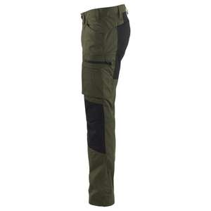 BLAKLADER - 145918454298C44 Service <b>Trousers</b> with <b>Stretch</b> Forest Night/<b>Black</b> - EAN 7330509914144 <b>WORK</b> <b>TROUSERS</b> - Product Image 3