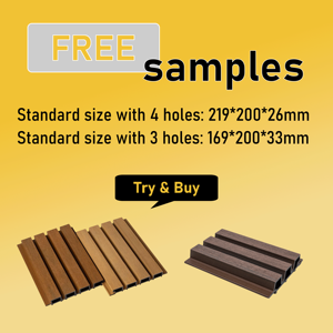 Không thấm nước 6 màu 26*219mm 2.9kg mỗi mét tuyến tính rãnh WPC co đùn bên ngoài Composite Tấm ốp tường tấm - Product Image 5