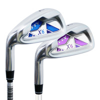 Têtes de fers de golf OEM personnalisées pour gauchers, usinées CNC de qualité supérieure, avec grip en caoutchouc, fers de golf forgés en gros