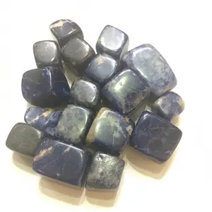 HZ hot sale polished tumbled gemstone natural blue lapis lazuli quartz crystal cube for Home decoration gem stones