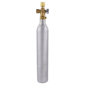 Adaptador de tanque de CO2 de cilindro de fabricante de Soda entera <span class=keywords><strong>Indivisible</strong></span> ASA con válvula de encendido y apagado de manómetro de 3000Psi, CGA320 macho a CGA320 macho o W21.8-14 - Product Image 5