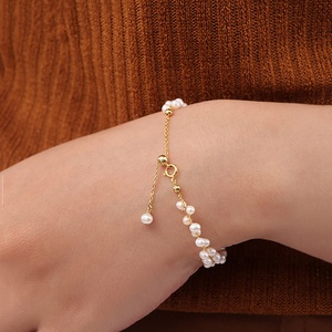 Việt Nam Ngọc Trai Nước Ngọt Thăng Hoa Quả Bóng Vành Đai Trống Biển Multilayer Vòng Đeo Tay Bộ - Product Image 3