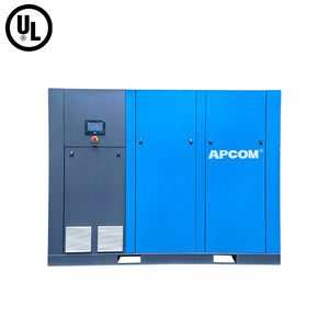 Compresseurs d'air à vis à fréquence variable certifiés UL 160 185 200 250 280 315 355 400 kW 6 7 8 10 bars Faible bruit Refroidissement par air - Product Image 1