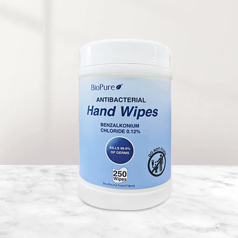 Antibacterial Wet Wipes Disposable Hand Sanitizer Wipes Premium Unscented Sanitizing Disinfecting Wipes Canisters barrels