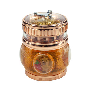 Nouveau Moulin à Herbes en Alliage de Zinc à 4 Couches avec Lumière LED 75mm, Design Roue de <span class=keywords><strong>Roulette</strong></span> à Sable Mouvant en Acrylique, Vente en Gros - Product Image 6