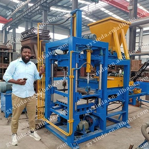 Sản xuất tại Trung Quốc thủy lực Khối Máy làm xi măng màu lát gạch Máy làm thủy lực gạch rỗng Máy làm - Product Image 1