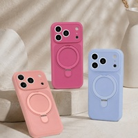 Étui de téléphone portable C0406 Jelly Holder pour iPhone 16 17 Air 15 Pro 14 13 12 11 18 Pro Max, étui magnétique pour téléphone
