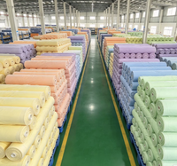 Tissu 100% microfibre polyester anti-boulochage, 75D, teint doux, largeur 63 pouces, pour taies d'oreiller, housses de coussin et housses de couette pour filles, poids moyen