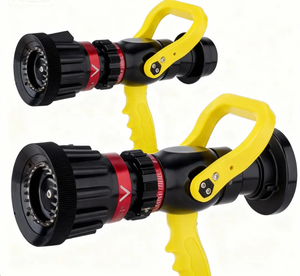 Lance à incendie sans recul  Buse de tuyau d'incendie haute pression à poignée  Débit réglable - Product Image 5