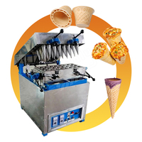 MY China Entièrement Automatique Sucre Gaufre Cône Comestible Tasse Café Biscuit Thé Eat Machine à Faire