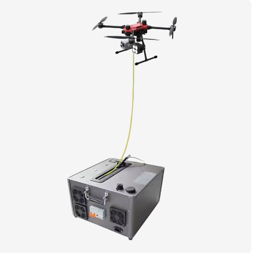 ZKTECH 30KW Powereddrone Tether Station System with Metal Construction and Extra Long Cable Reel