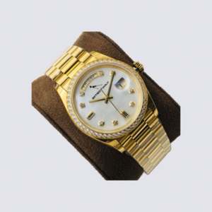 Reloj de Lujo con Moissanita Dorada al por Mayor, Relojes Mecánicos Automáticos para Hombre con Correa de Acero Inoxidable, Reloj de Pulsera Impermeable - Product Image 1