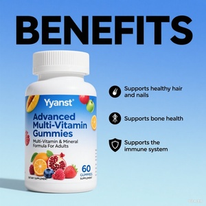 Suplemento Dietético para el Apoyo Inmunológico, Apoyo al Metabolismo Energético, Fortalece el Cabello y las Uñas, Gomitas Multivitamínicas - Product Image 2