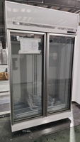 Refrigerador vertical comercial para supermercado, de 1, 2, 3 o 4 puertas, vitrina refrigerada para bebidas y refrescos.