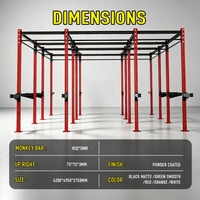 OKPRO Gym Commercial Multifunction Training Rack Fitness Custom Power Stand Squat Rig Racks