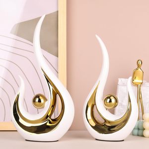 Oferta Especial: Adornos de Cerámica Esmaltada en Caja Marrón, Regalo Artístico Moderno y Creativo, Decoración de Hogar de Lujo - Product Image 3