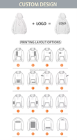 2025 Custom Hoodies Hip Hop 350GMS Baumwoll-Polyester-Pullover Mehrfarbiges Fleece Übergroßer Hoodie und Sweatshirt