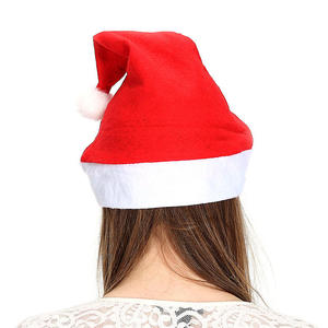Fête <span class=keywords><strong>de</strong></span> Noël Chapeaux <span class=keywords><strong>de</strong></span> Noël non tissés bon marché Ornements <span class=keywords><strong>de</strong></span> festival ordinaires pour adultes et enfants Fournitures <span class=keywords><strong>de</strong></span> fête - Product Image 2