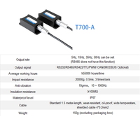 Inclinómetro Digital con Sensor de Inclinación de Doble Eje 0.01 °   Sensor de Ángulo de Precisión RS485 RS232 Modbus