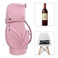 Bolsa de Mano Mini para Golf para Mujer, Porta Pelotas Pequeño para Campos de Mini-Golf, Bolsa de Vino Mini-Golf Portátil e Impermeable con Correa para el Hombro