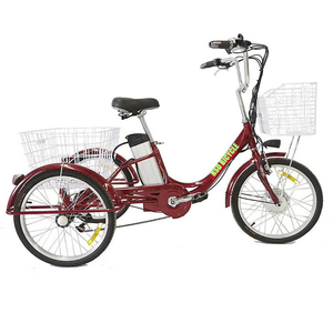 <span class=keywords><strong>Tricycle</strong></span> électrique portatif pour 2 personnes, bicyclette pliable, scooter électrique - Product Image 4