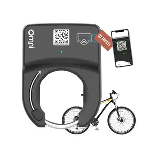 GPS GPRS การใช้พลังงานต่ำไร้สายจักรยานในเมืองสมาร์ทวงจรการแบ่งปันล็อคสำหรับจักรยานเช่าระบบการจัดการ